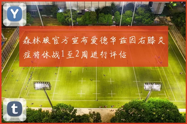 森林狼官方宣布爱德华兹因右膝炎症将休战1至2周进行评估